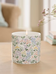 Apricot Blossom Multi Ditsy Floral Ceramic Candle - Image 1 of 3