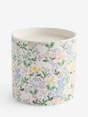 Apricot Blossom Multi Ditsy Floral Ceramic Candle - Image 3 of 3