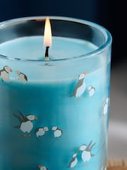 Sea Salt & Citrus Puffin Pillar Candle - Image 2 of 3