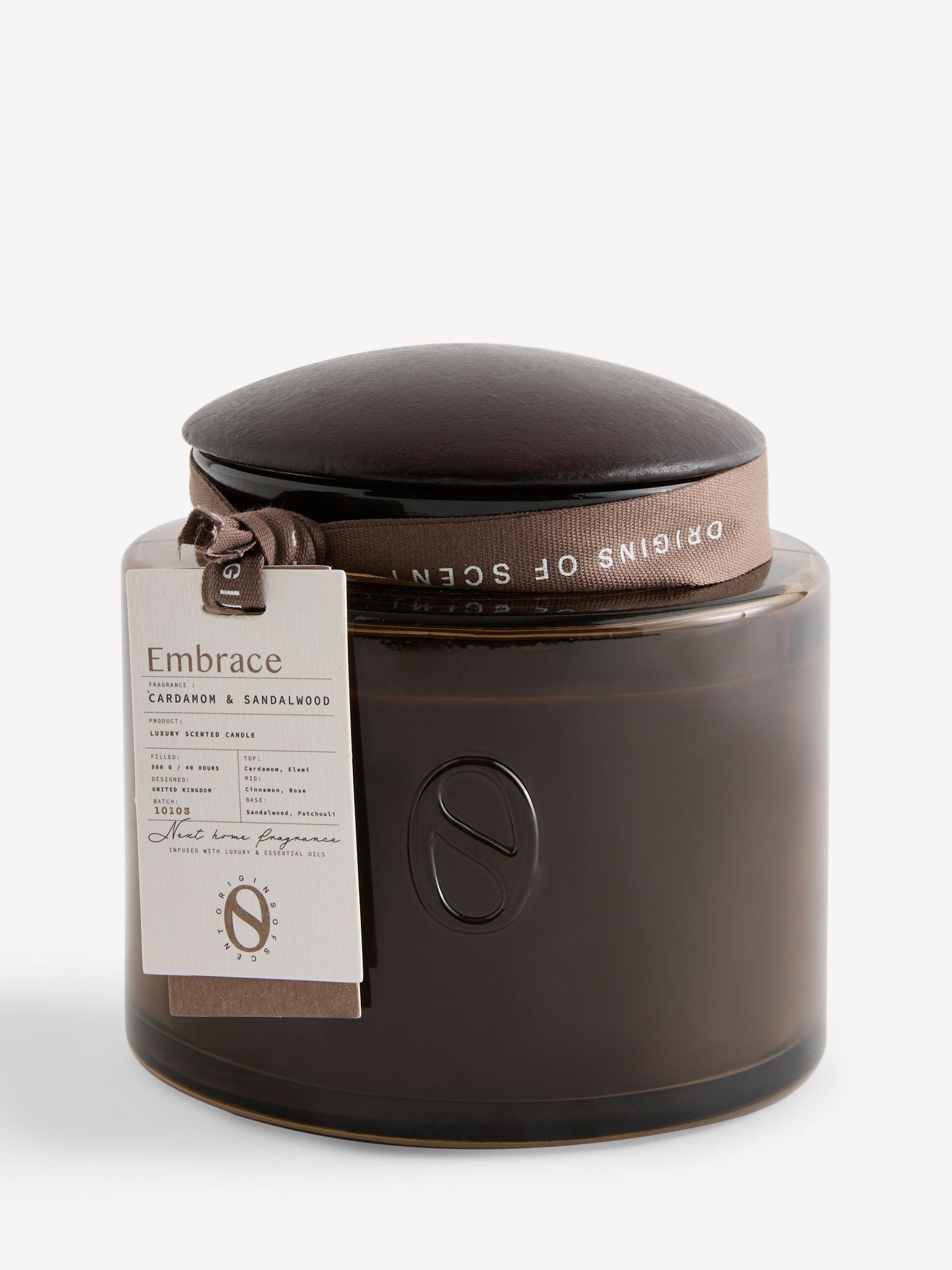 Buy Embrace Brown Cardamom & Sandalwood Origins Of Scent Jar