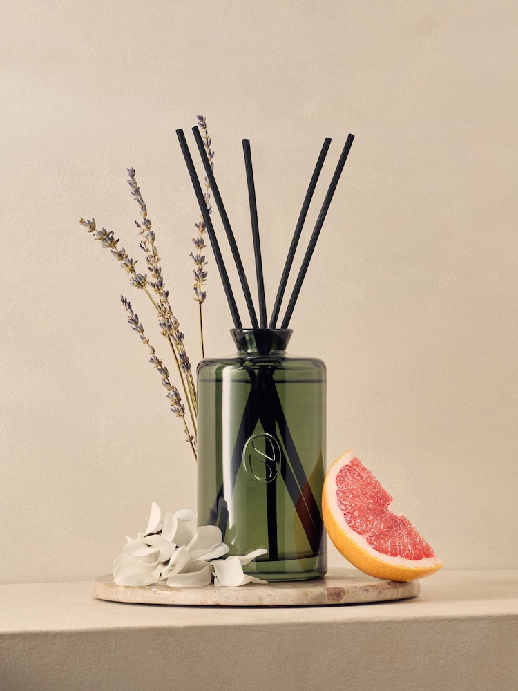 Serenity Green Geranium & Lavender 400ml Reed Diffuser - Image 2 of 7 Serenity Green Geranium & Lavender 400ml Reed Diffuser - Image 2 of 7