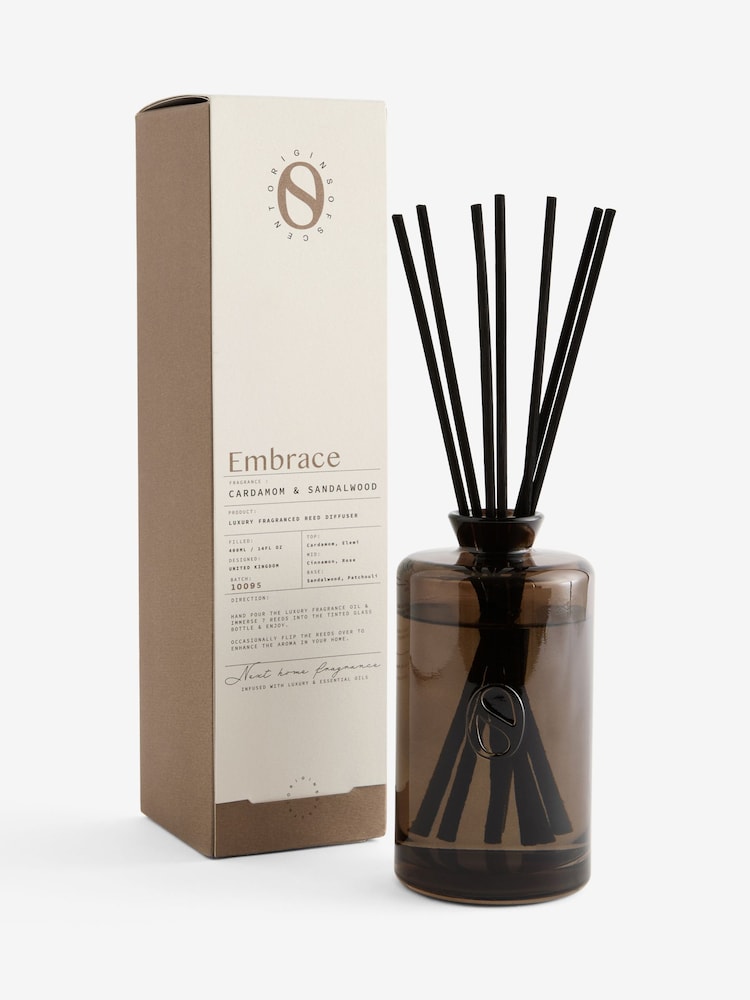 Embrace Brown Cardamom & Sandalwood 400ml Reed Diffuser - Image 7 of 7 Embrace Brown Cardamom & Sandalwood 400ml Reed Diffuser - Image 7 of 7