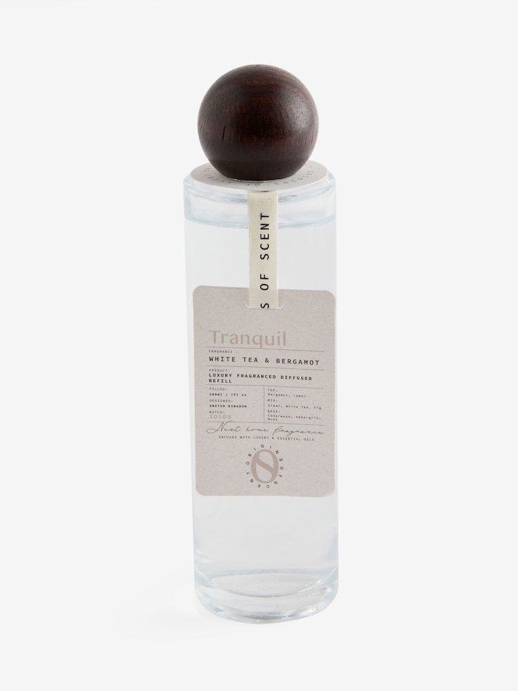 Tranquil White Tea & Bergamot 200ml Refill Diffuser - Image 3 of 3 Tranquil White Tea & Bergamot 200ml Refill Diffuser - Image 3 of 3