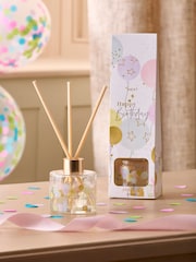 White Jasmine Happy Birthday Classic Balloon 100ml Diffuser - Image 1 of 3