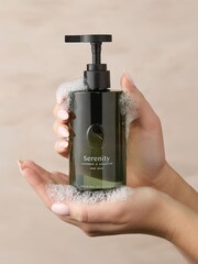 Serenity Green Geranium & Lavender 250ml Origins Of Scent Hand Wash - Image 2 of 4