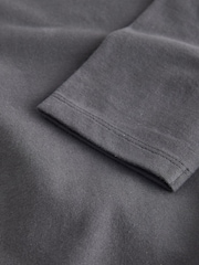 Charcoal Grey Bear Long Sleeve Graphic Top (3-16yrs) - Image 7 of 7