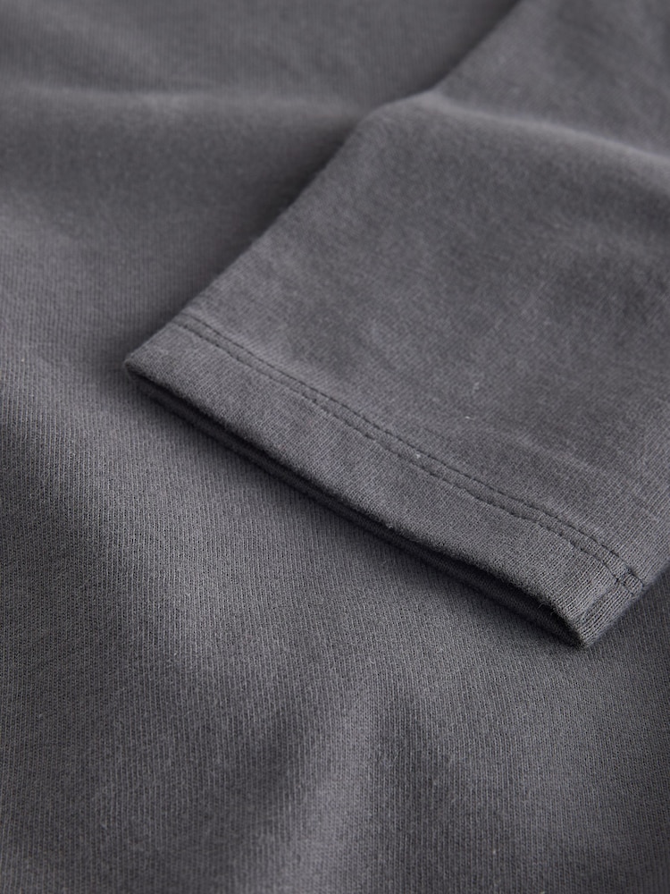 Charcoal Grey Bear Long Sleeve Graphic Top (3-16yrs) - Image 7 of 7