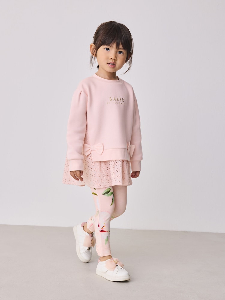Baker by Ted Baker 2 Piece Broderie Sweatshirts & Leggings Set - صورة 1 من 22 Baker by Ted Baker 2 Piece Broderie Sweatshirts & Leggings Set - صورة 1 من 22