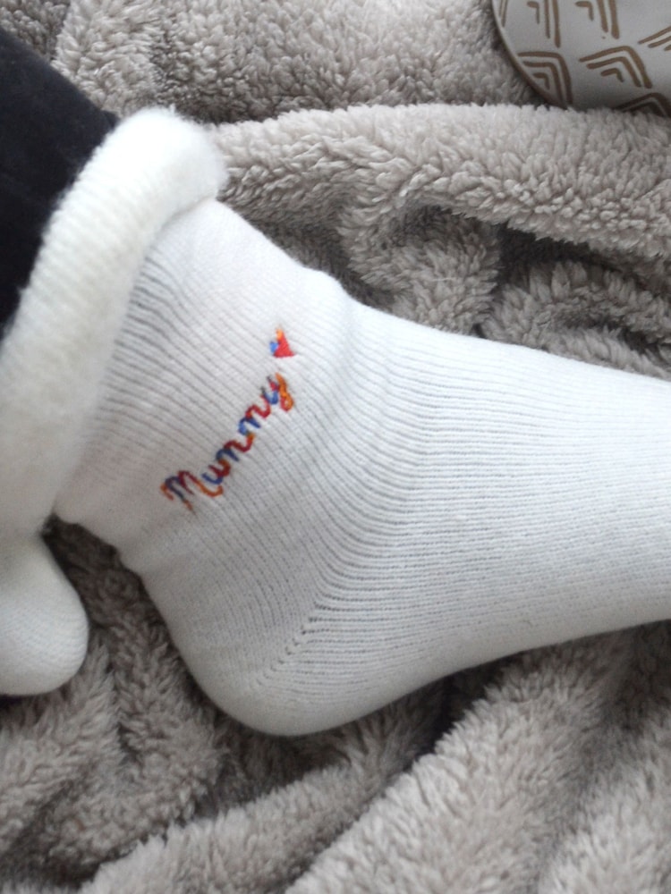 Personalised Rainbow Super Soft Socks by Solesmith - Image 2 of 4