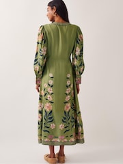 Monsoon Belle Floral Blouson Midi Dress - صورة 3 من 4