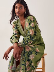 Monsoon Belle Floral Blouson Midi Dress - صورة 4 من 4