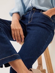 Monsoon Blue Safaia 7/8 Denim Jeans - Image 2 of 4