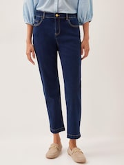 Monsoon Blue Safaia 7/8 Denim Jeans - Image 3 of 4