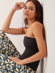 Monsoon Black Billie Bandeau Top - Image 3 of 5