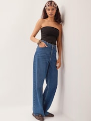 Monsoon Black Billie Bandeau Top - Image 5 of 5