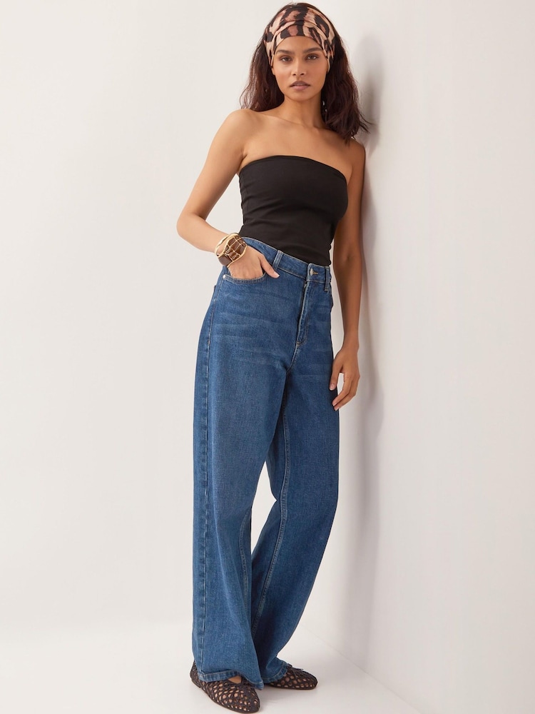 Monsoon Black Billie Bandeau Top - Image 5 of 5