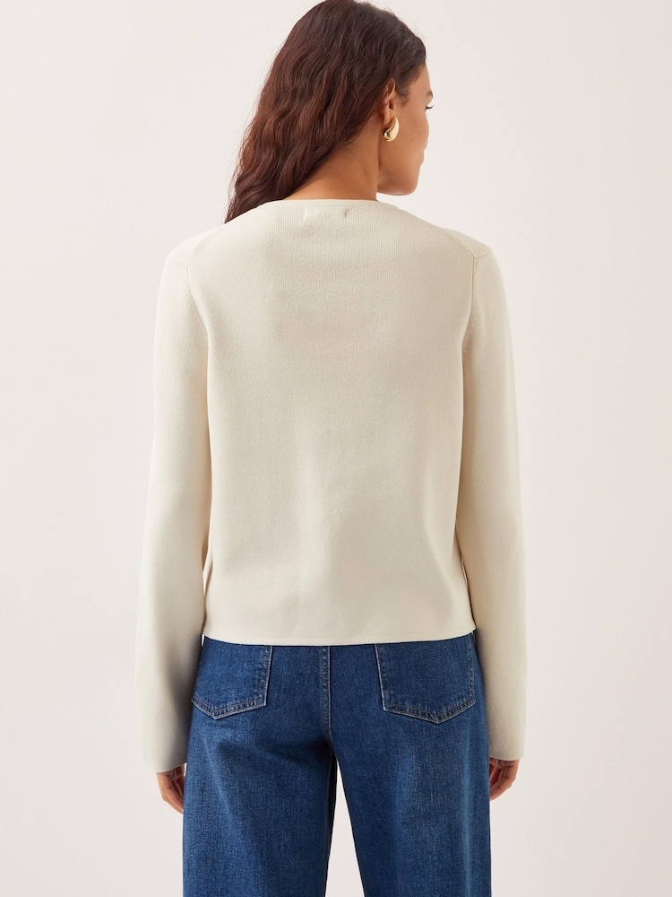 Monsoon Natural Tula Tie Cardigan - Image 2 of 4