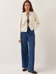 Monsoon Natural Tula Tie Cardigan - Image 3 of 4