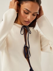 Monsoon Natural Tula Tie Cardigan - Image 4 of 4