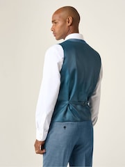 Skopes Blue Tailored Fit Lucien Suit Waistcoat - Image 2 of 4