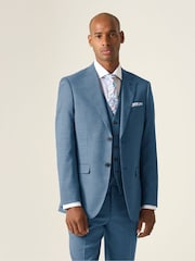 Skopes Light Blue Tailored Fit Lucien Suit Jacket - Image 1 of 5