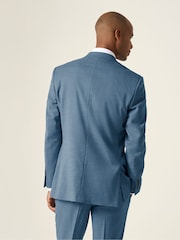 Skopes Light Blue Tailored Fit Lucien Suit Jacket - Image 3 of 5