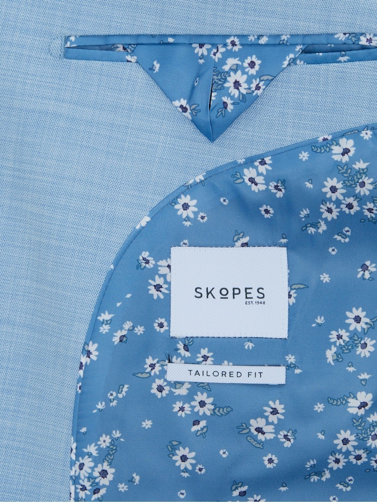 Skopes Blue Tailored Fit Lucien Suit Jacket - Image 2 of 5