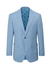 Skopes Blue Tailored Fit Tailored Fit Lucien Suit Jacket - Image 6 of 7