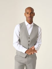 Skopes Natural Tailored Fit Redding Suit Waistcoat - Image 1 of 5