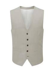 Skopes Natural Tailored Fit Redding Suit Waistcoat - Image 4 of 5