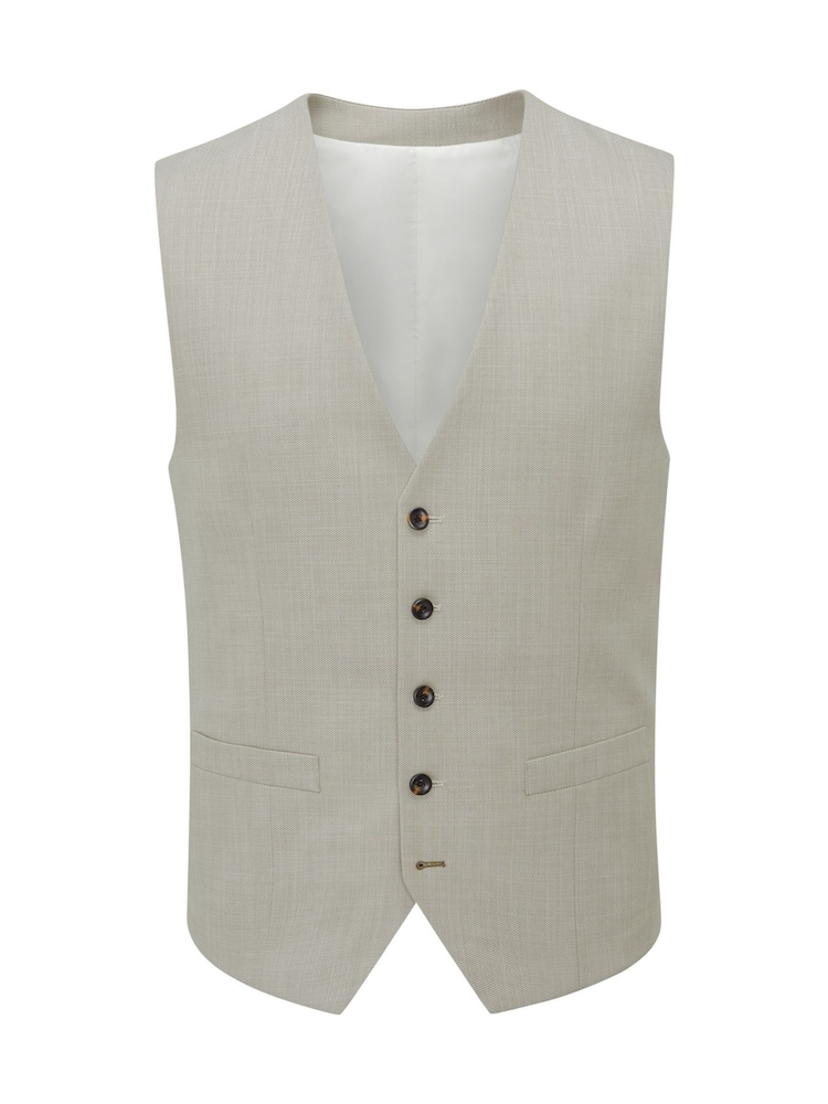 Skopes Natural Redding Tailored Fit Suit Waistcoat - Image 4 of 4