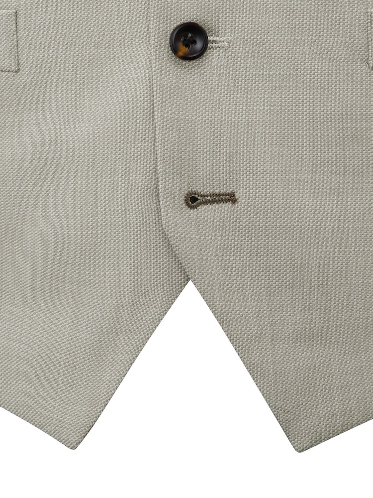 Skopes Natural Tailored Fit Redding Suit Waistcoat - Image 5 of 5