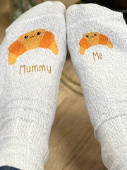 Mummy and Me Croissant Snug Socks by Solesmith - Image 3 of 3