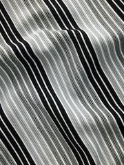 Grey Smart Vertical Stripe T-Shirt - Image 3 of 4
