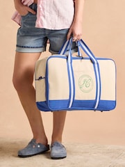 Joules Blue Oat Boat Club Duffle - Image 1 of 13