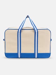 Joules Blue Oat Boat Club Duffle - Image 9 of 13