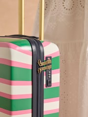 Joules Resort Stripe Cabin Four Wheel Hard Shell Suitcase - Image 5 of 12