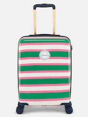 Joules Resort Stripe Cabin Four Wheel Hard Shell Suitcase - Image 7 of 12