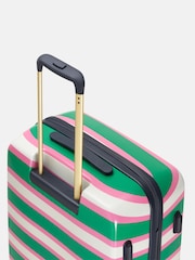 Joules Resort Stripe Cabin Four Wheel Hard Shell Suitcase - Image 9 of 12