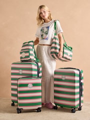Joules Resort Stripe Large Four Wheel Hard Shell Suitcase - Image 5 of 13