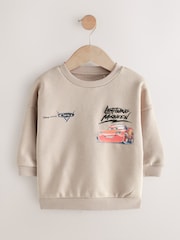Neutral Cars Crew Sweatshirt (6mths-7yrs) - Image 1 of 4