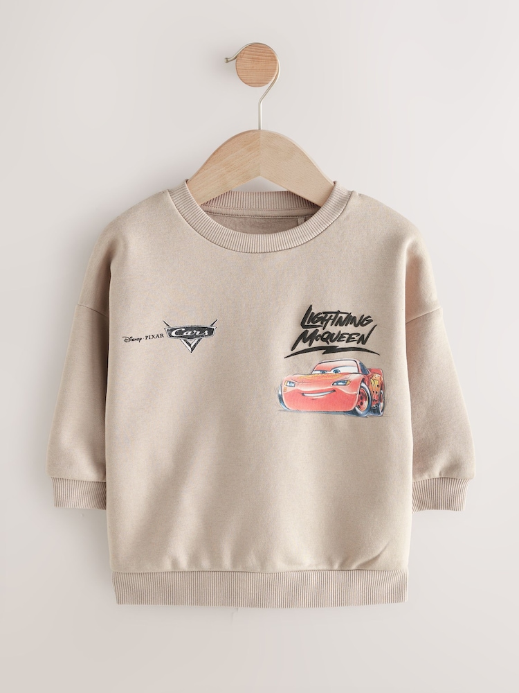 Neutral Cars Crew Sweatshirt (6mths-7yrs) - Image 1 of 4
