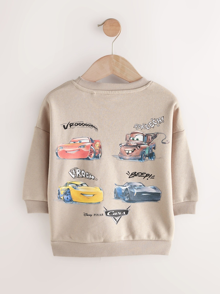 Neutral Cars Crew Sweatshirt (6mths-7yrs) - Image 2 of 4