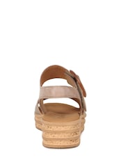 Gabor Andre Leather and Suede Fashion Brown Sandals - Image 6 of 6