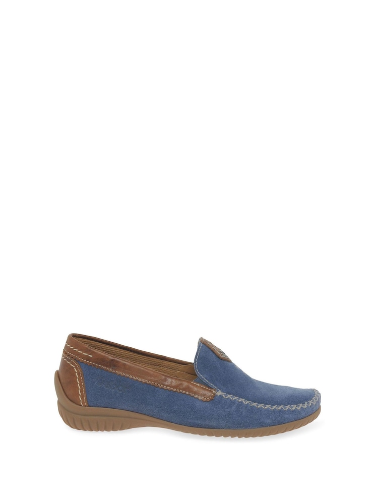Gabor Blue California Suede Basic Casual Shoes - Image 1 of 6