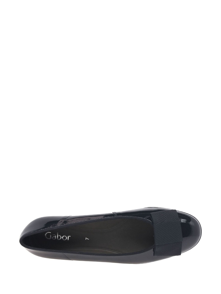 Gabor Blue Assist Patent Dress Casual Shoes - Image 2 of 6