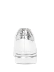Gabor Keystone Leather Sport Casual White Shoes - Image 4 of 5