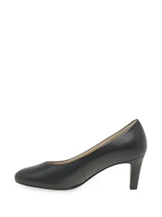 Gabor Edina Leather Dress Court Black Shoes - Image 2 of 6