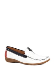 Gabor California Leather Basic Casual White Shoes - Image 3 of 6