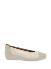 Gabor Petunia Leather Basic Casual White Shoes - Image 1 of 4